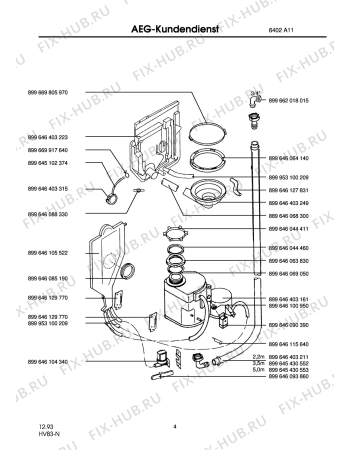 Взрыв-схема посудомоечной машины Unknown QB425W-B 911 3701-22 - Схема узла Section3
