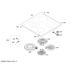 Схема №3 HLN653421F с изображением Стеклокерамика для духового шкафа Bosch 00684164