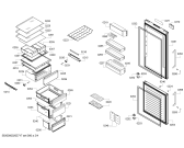 Схема №3 KG39NEI4P Siemens с изображением Дверь морозильной камеры для холодильника Siemens 00775889