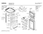 Схема №1 KS26V30IE с изображением Дверь для холодильной камеры Siemens 00213408