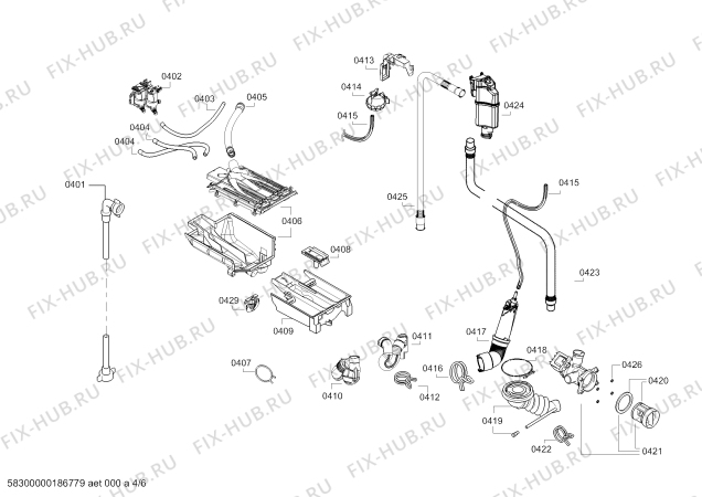 Схема №3 3TW976 lavar & secar 7/4kg с изображением Ручка для стиралки Bosch 12007319