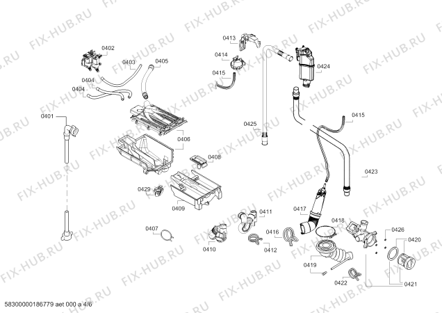 Схема №3 3TW976 lavar & secar 7/4kg с изображением Панель управления для стиралки Bosch 11007521