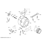 Схема №3 WM14A223 iQ 100 с изображением Кабель для стиралки Bosch 00612332