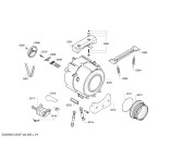 Схема №3 WM12A222 с изображением Панель управления для стиралки Siemens 00702938