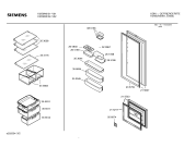Схема №1 KI29M74 с изображением Поднос для холодильной камеры Siemens 00356694