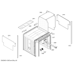 Схема №3 S44E30N0EU с изображением Вкладыш в панель для посудомойки Bosch 00439074