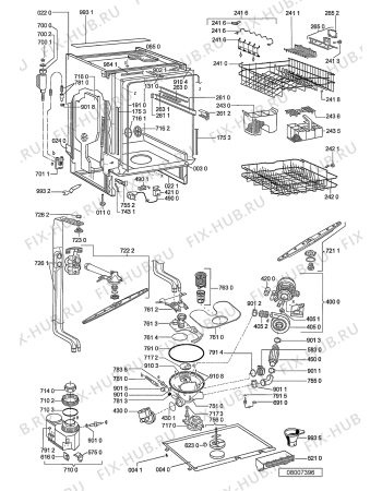 Схема №2 GSIP 6527 SW с изображением Микромодуль для электропосудомоечной машины Whirlpool 481221479759