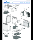 Схема №1 DINAMICA ECAM350.35.SB   S11 с изображением Обшивка для кофеварки (кофемашины) DELONGHI 7313245711