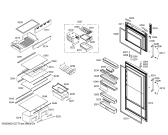 Схема №2 KDN40A00GB с изображением Панель управления для холодильника Bosch 00478576