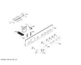 Схема №4 HSV745020Y с изображением Ручка переключателя для плиты (духовки) Bosch 00605687