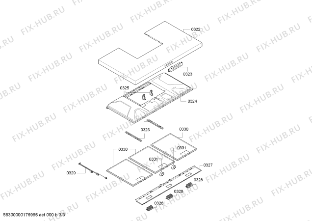 Взрыв-схема вытяжки Balay 3BC897GC Balay - Схема узла 03