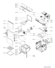 Схема №1 AKP 640/IX/01 с изображением Дверца для духового шкафа Whirlpool 481245050069