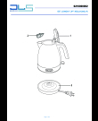 Схема №1 ACTIVE LINE KBLA 1200J-R с изображением Цоколь для чайника (термопота) DELONGHI SX1081