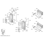 Схема №5 KMF40SB20, Bosch с изображением Дверь для холодильника Bosch 00714344