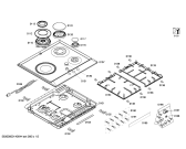 Схема №1 PCC615B90E ENC.PCC615B80E 2G+1W BO60F IH5 с изображением Комплект форсунок для плиты (духовки) Bosch 00616464