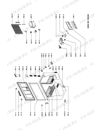 Схема №1 GT 3842/0 T WS с изображением Микротермостат для холодильной камеры Whirlpool 481941129046