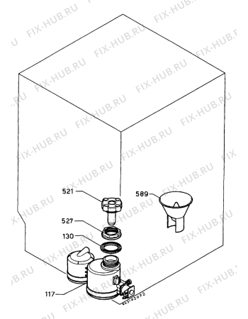 Взрыв-схема посудомоечной машины Zanussi ZW4106 - Схема узла Water softener 066