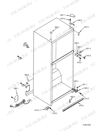 Схема №2 ARG 477 с изображением Декоративная панель для холодильника Whirlpool 481245088241