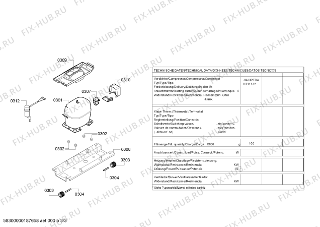 Схема №3 KGE39BI44 Bosch с изображением Открывалка для холодильника Bosch 00637160