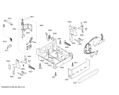 Схема №2 SRS55T12EU с изображением Передняя панель для посудомойки Bosch 00448204