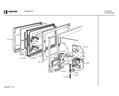 Схема №2 HM30027 с изображением Передняя часть корпуса для плиты (духовки) Bosch 00275129