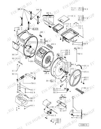 Схема №2 AWF 856/IG с изображением Обшивка для стиралки Whirlpool 481945328205
