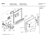 Схема №4 SGI33A16 с изображением Передняя панель для посудомоечной машины Bosch 00436443