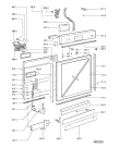 Схема №1 GSUS 4301 с изображением Модуль (плата) управления для посудомойки Whirlpool 480140100978