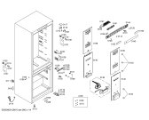 Схема №1 P1KNB4926A с изображением Дверь для холодильной камеры Bosch 00246441