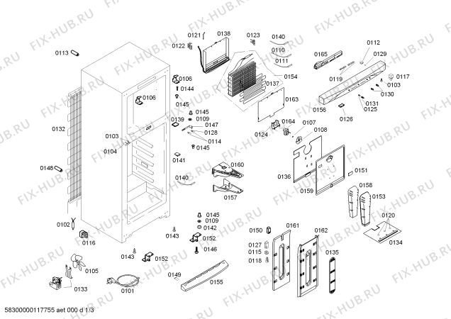 Схема №3 BD4362ANFM с изображением Контейнер для холодильника Bosch 00605430