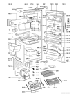 Схема №1 KVIE 2099/A-LH с изображением Держатель двери для холодильника Whirlpool 481231039184