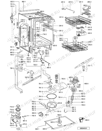Схема №1 GSI 5519/1 IN с изображением Обшивка для посудомоечной машины Whirlpool 481245373154