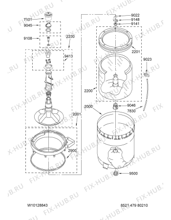 Схема №4 4KNTW5705TQ0 с изображением Обшивка для стиралки Whirlpool 480110100428