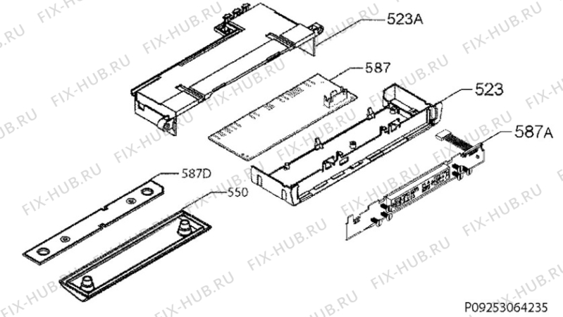 Взрыв-схема холодильника Ikea DYNAMISK 20222774 - Схема узла Diffusor