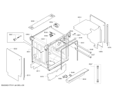 Схема №4 S52N65X5EU с изображением Передняя панель для посудомойки Bosch 00744760