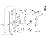 Схема №1 P1KNB4927B с изображением Дверь для холодильника Bosch 00710518