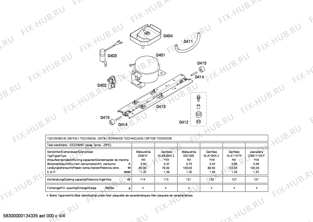 Схема №3 KGN36V63 с изображением Дверь морозильной камеры для холодильной камеры Bosch 00680115