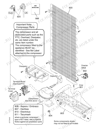 Схема №4 RLA84P (F034992) с изображением Всякое для холодильника Indesit C00219705