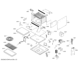 Схема №2 BM270130 с изображением Дверь для электропечи Bosch 00688700