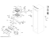 Схема №3 T24IF70NSP с изображением Вставная полка для холодильника Bosch 00702443