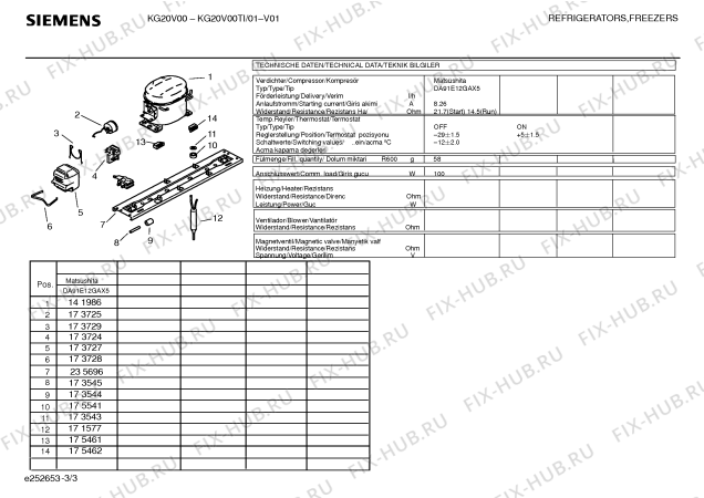 Схема №1 KG20V00TI с изображением Колесо для холодильной камеры Siemens 00174363