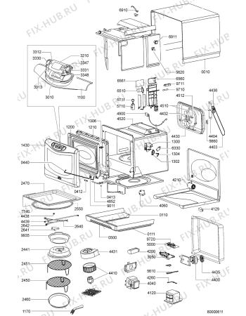 Схема №1 JT 359/BL с изображением Дверь для свч печи Whirlpool 481245938072