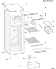 Схема №2 RG2180WDI (F014720) с изображением Дверь для холодильника Indesit C00051618