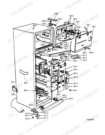 Схема №2 RBF 48/I с изображением Компрессор для холодильной камеры Whirlpool 481236038736