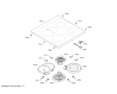 Схема №4 HCE854823C с изображением Фронтальное стекло для электропечи Bosch 00771028