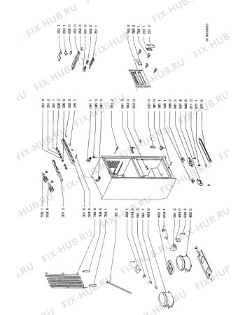 Схема №1 PCC 3632/0 WS с изображением Испаритель для холодильника Whirlpool 481948028133