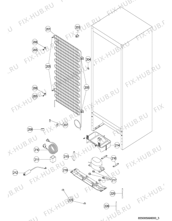 Схема №1 KDA 2473 A2+ WS с изображением Дверь для холодильной камеры Whirlpool 482000014729