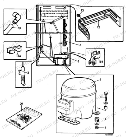 Взрыв-схема комплектующей Zanussi Z35R - Схема узла C10 Cold, users manual