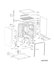 Схема №4 C1601BL с изображением Панель для посудомоечной машины Whirlpool 481010420946
