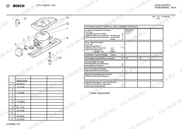 Схема №2 KTL1456 с изображением Дверь для холодильника Bosch 00214091